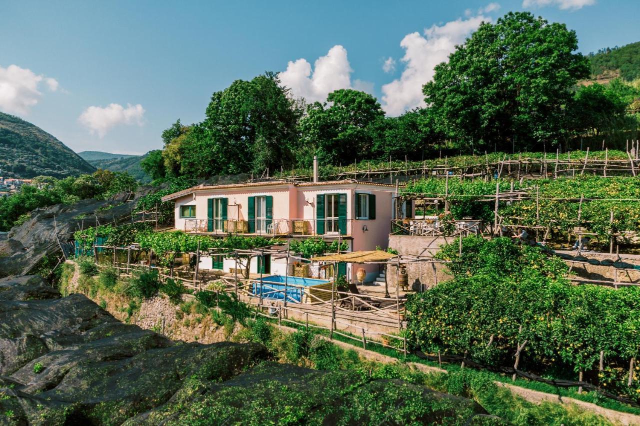 Pucare Apartments Tramonti Bagian luar foto