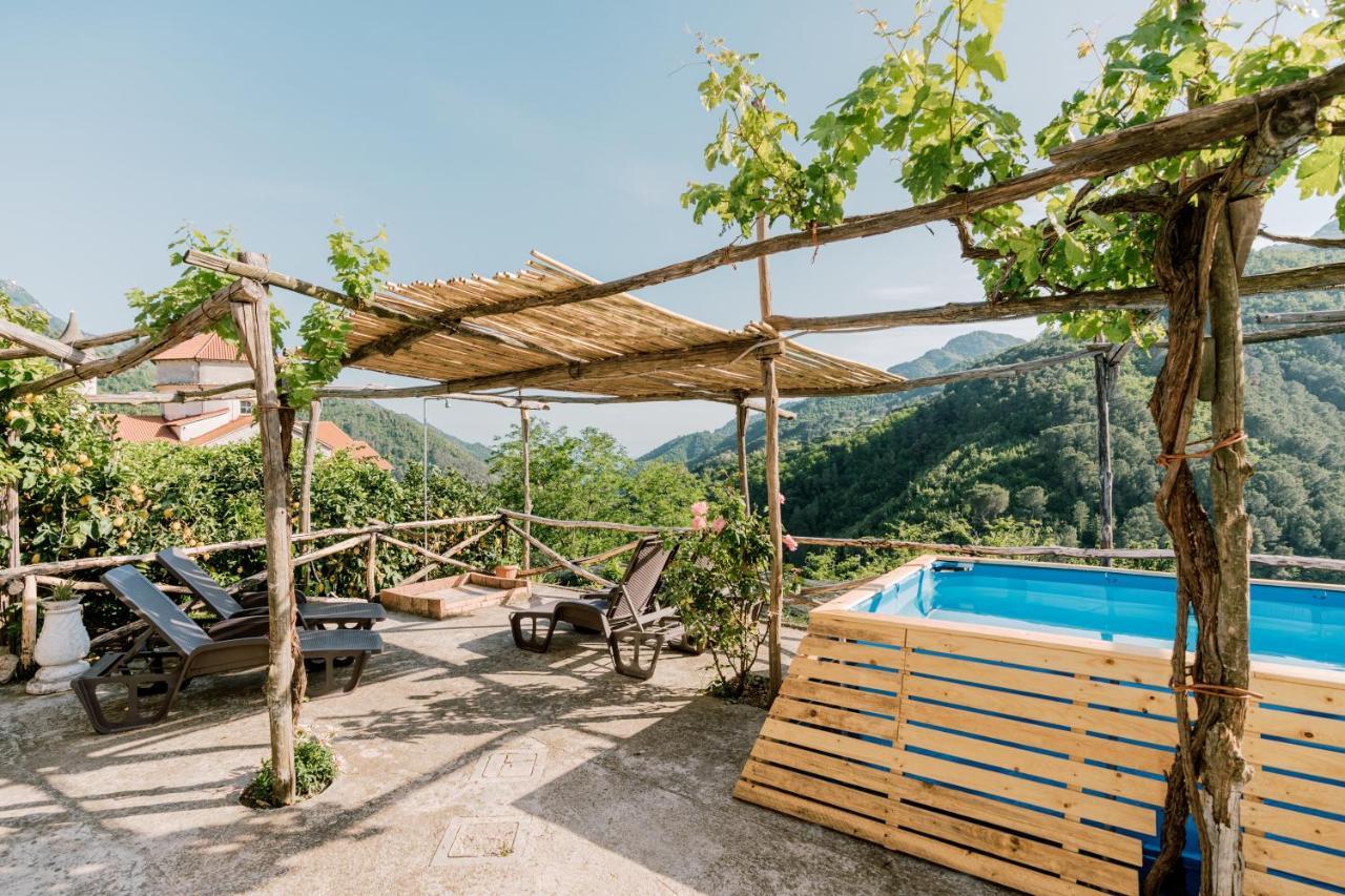 Pucare Apartments Tramonti Bagian luar foto