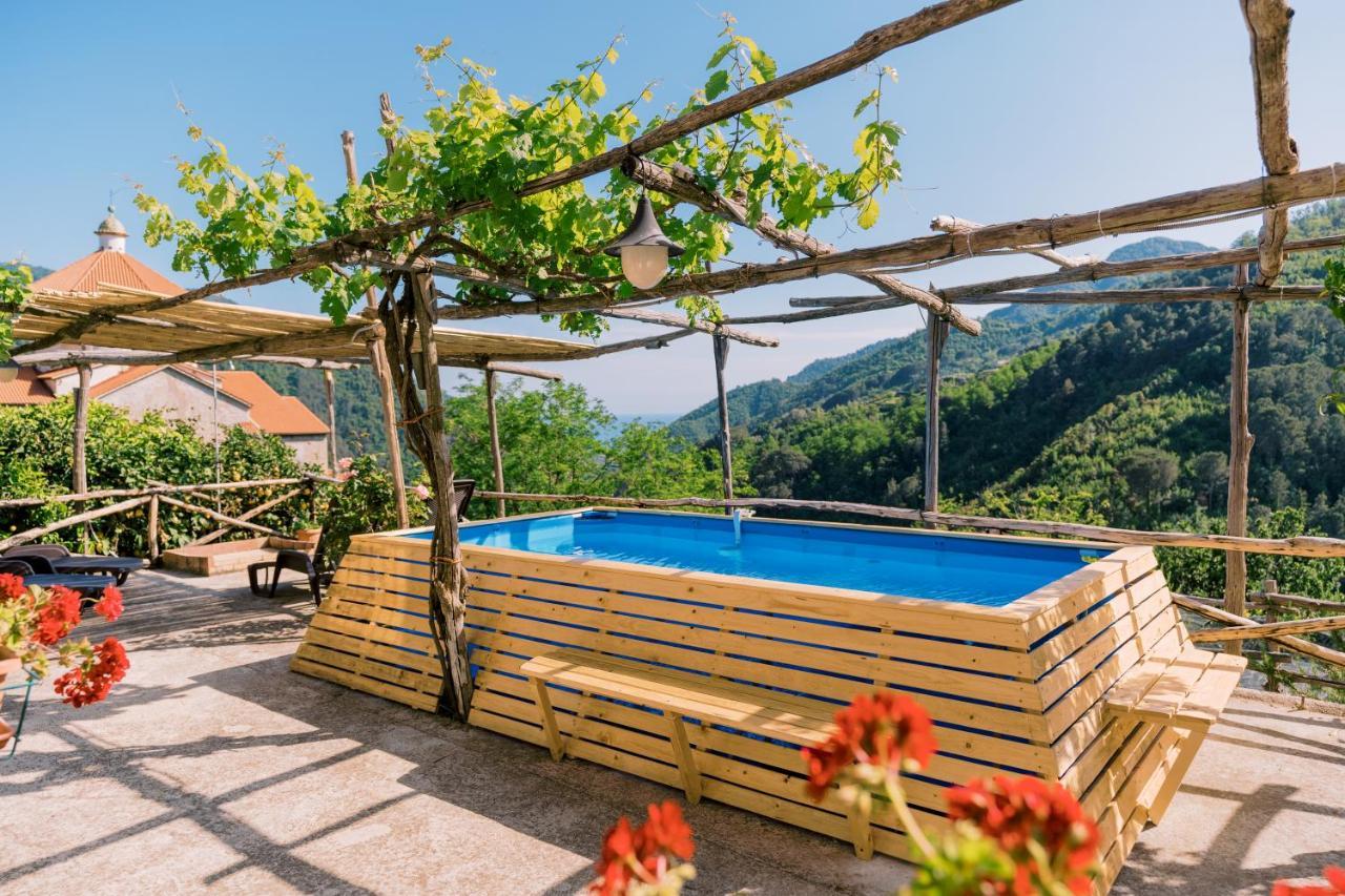 Pucare Apartments Tramonti Bagian luar foto