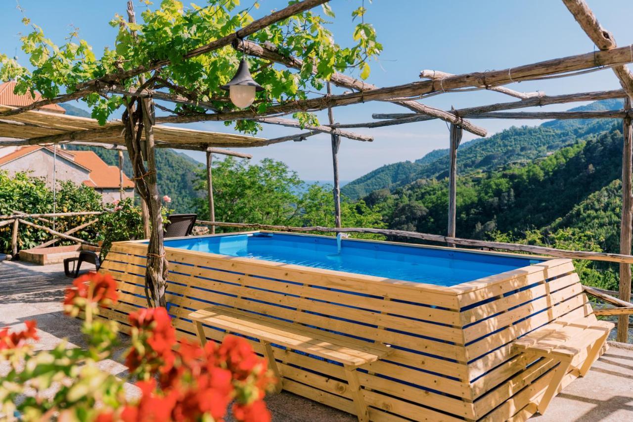 Pucare Apartments Tramonti Bagian luar foto